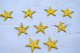Star Patch Gold Embroidery Iron-On