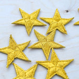 Star Patch Gold Embroidery Iron-On