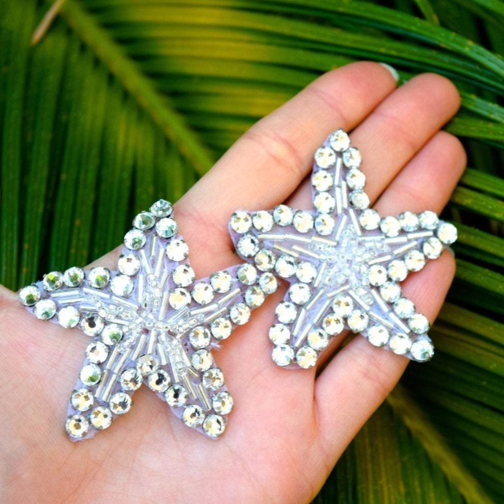 Rhinestone Star Patch Applique