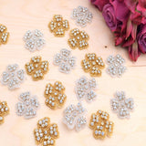 Rhinestone Flower Patch Applique