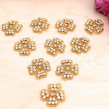 Rhinestone Flower Patch Applique