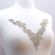 Rhinestone Collar Neckline Applique