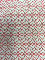 Cotton Heart Print Fabric Red