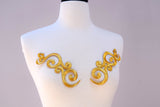 Metallic Gold Iron-On Applique Patch