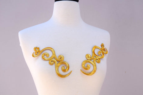 Metallic Gold Iron-On Applique Patch