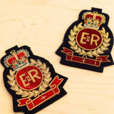 Bullion Crest Patch Red