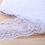 Bridal Lace Trim White Alencon Polyester 3.5"