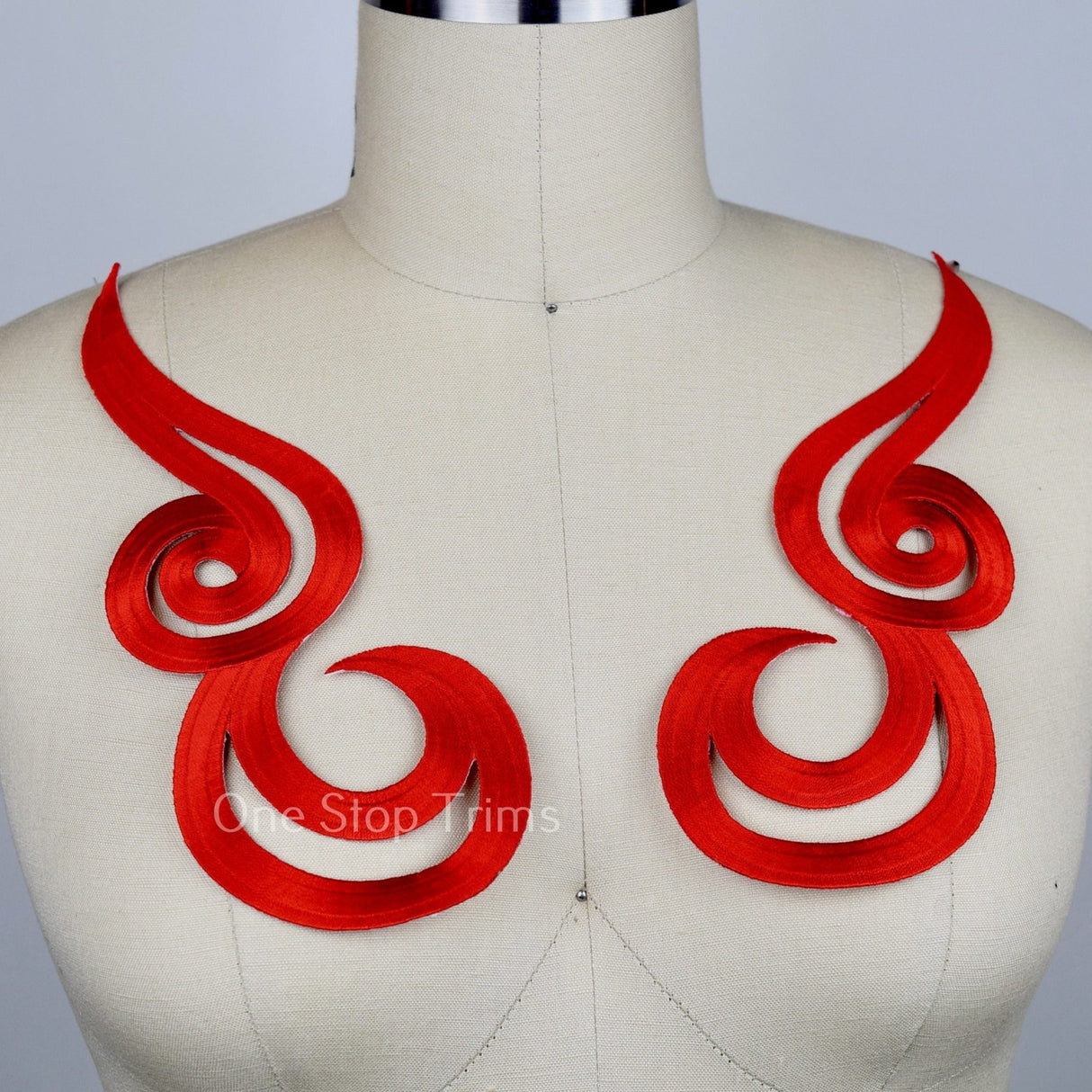 Iron-On Applique Pair Symmetrical Shape
