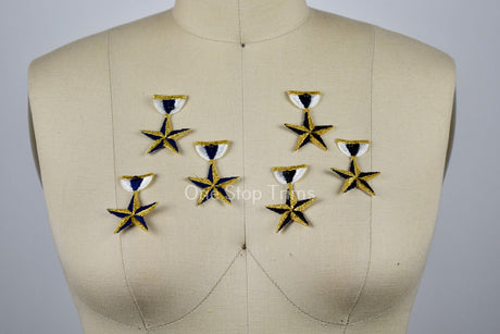 Star Patch Iron-On Embroidered