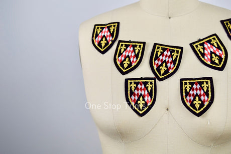 Embroidered Crest Iron-On Patch