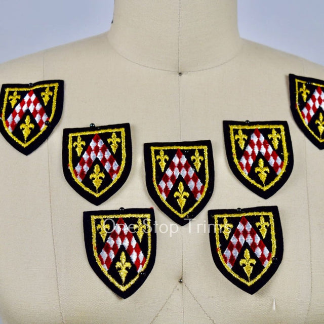 Embroidered Crest Iron-On Patch