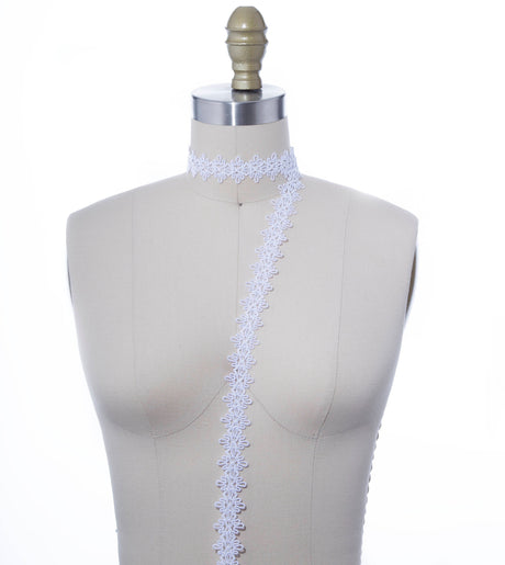 Gimp Trim 1 Inch White Ivory