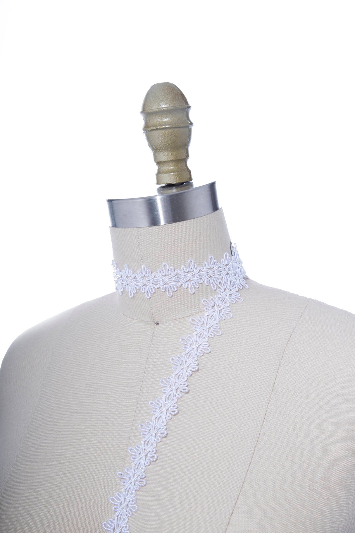 Gimp Trim 1 Inch White Ivory
