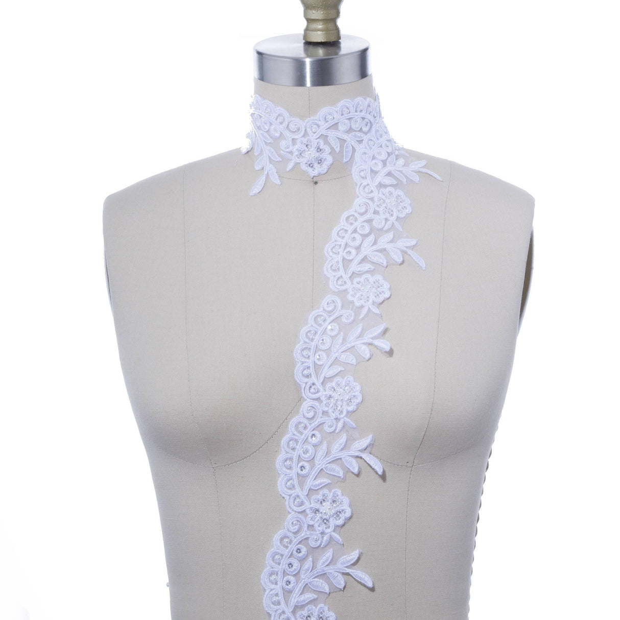 Bridal Lace Trim 3.25 Inch Alencon