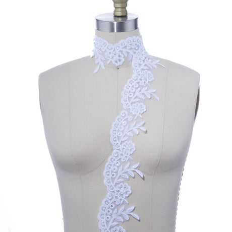 Bridal Lace Trim 3.25 Inch Alencon