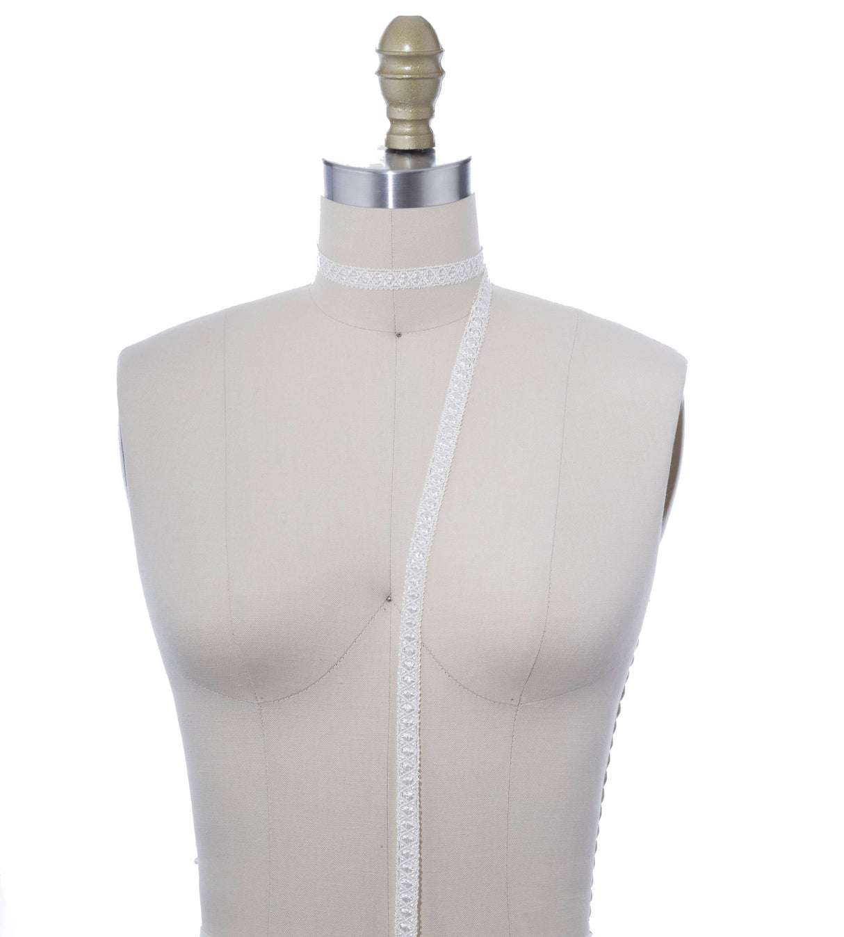 Gimp Trim Ivory Rayon Ribbon