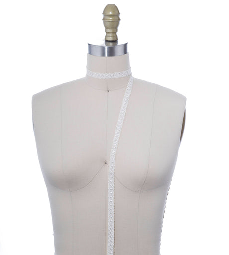 Gimp Trim Ivory Rayon Ribbon