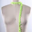 Pom Pom Trim Neon Green 7/8"