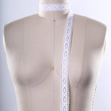 Crochet Cluny Lace Trim White 1 Inch