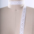 Crochet Cluny Lace Trim White 1 Inch