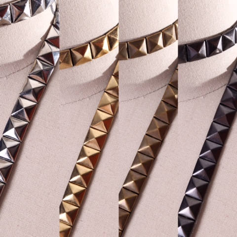 Iron-On Stud Tape Trim