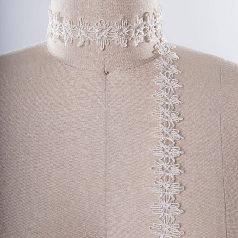 Gimp Trim 1 Inch White Ivory