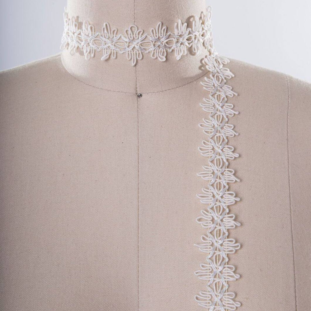 Gimp Trim 1 Inch White Ivory