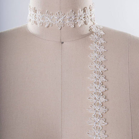 Gimp Trim 1 Inch White Ivory