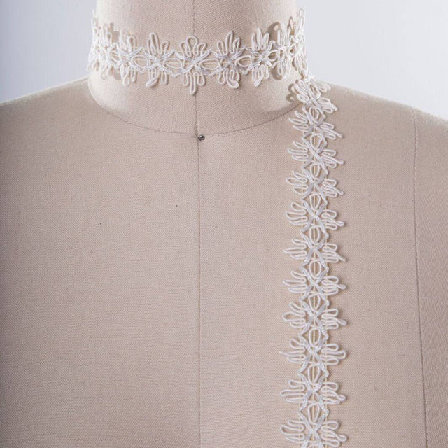 Gimp Trim 1 Inch White Ivory