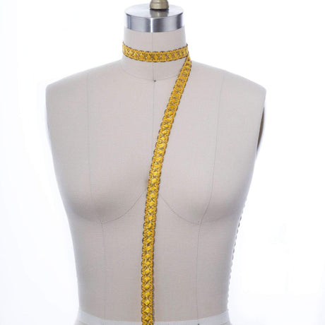 Gimp Trim Yellow Gold 5/8"