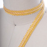 Gimp Trim Yellow Gold 5/8 Inch