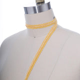 Gimp Trim Yellow Gold 5/8 Inch
