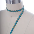 Gimp Trim Aqua Blue Gold 3/8 Inch