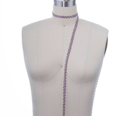 Gimp Trim Purple Gold 3/8"