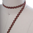 Gimp Trim Maroon Gold 3/8 Inch