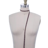 Gimp Trim Purple Gold 3/8 Inch