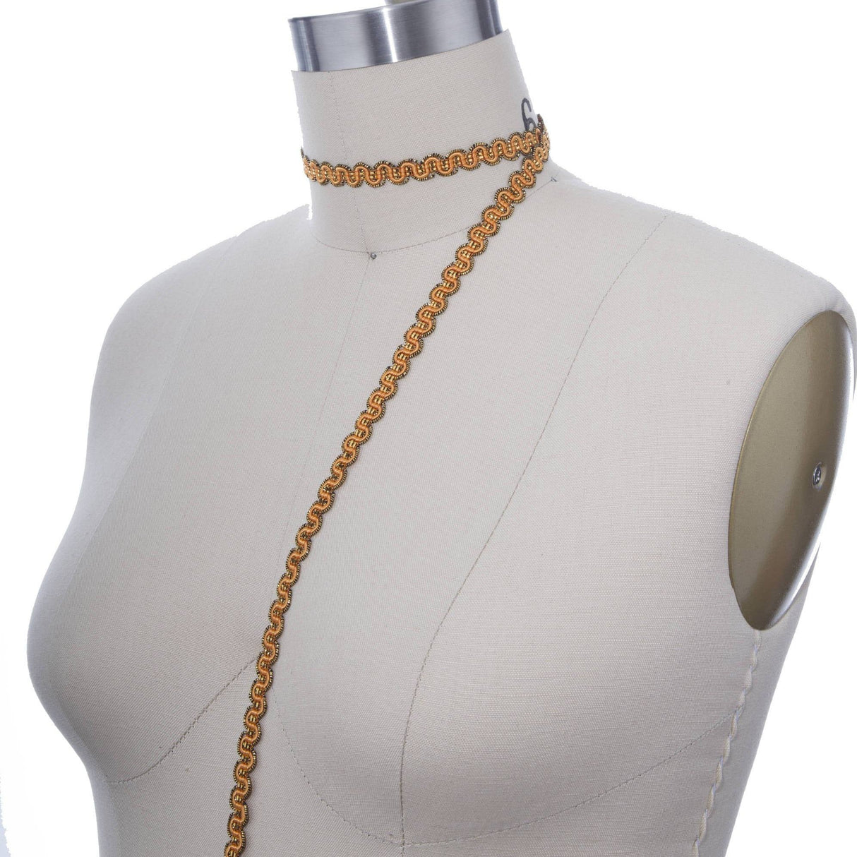 Gimp Ribbon Trim Tiger Orange 3/8"
