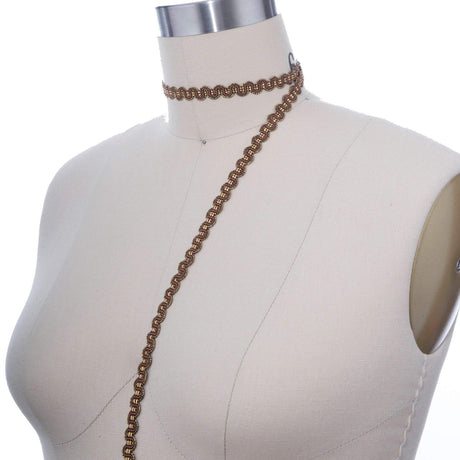 Gimp Trim Brown Gold 3/8 Inch