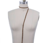 Gimp Trim Brown Gold 3/8 Inch