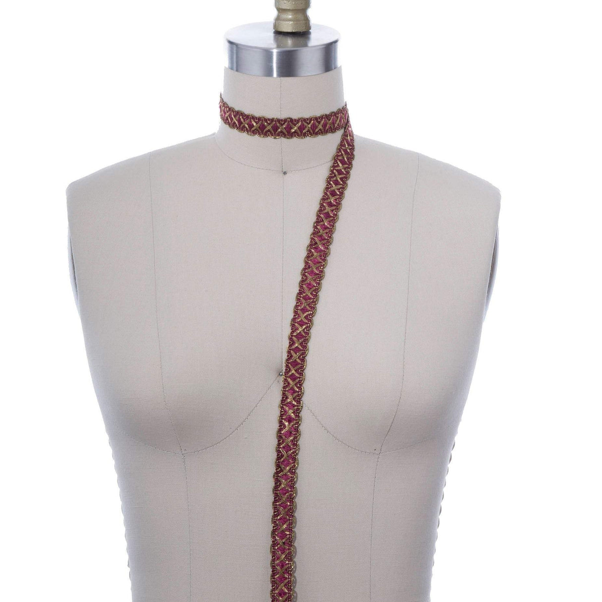 Gimp Trim Burgundy 5/8 Inch