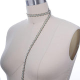 Gimp Trim Baby Blue Antique Gold 3/8"