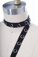 Grommet Trim Cotton Tape Silver Rings