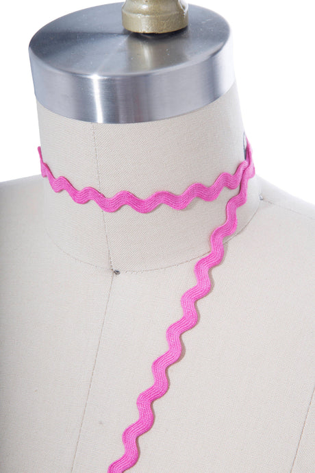 Ric Rac Trim Persian Pink 3 Yards