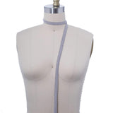 Braided Gimp Trim Light Gray 5/8"