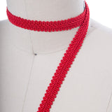 Gimp Trim Ruby Red 5/8 Inch Braided