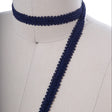 Gimp Trim Navy Blue 5/8 Inch Braided