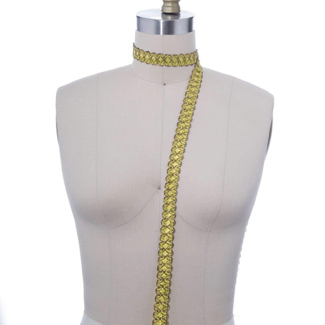Gimp Trim Mustard Yellow 5/8 Inch