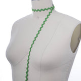Ric Rac Trim Christmas Green