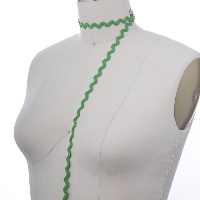 Ric Rac Trim Christmas Green