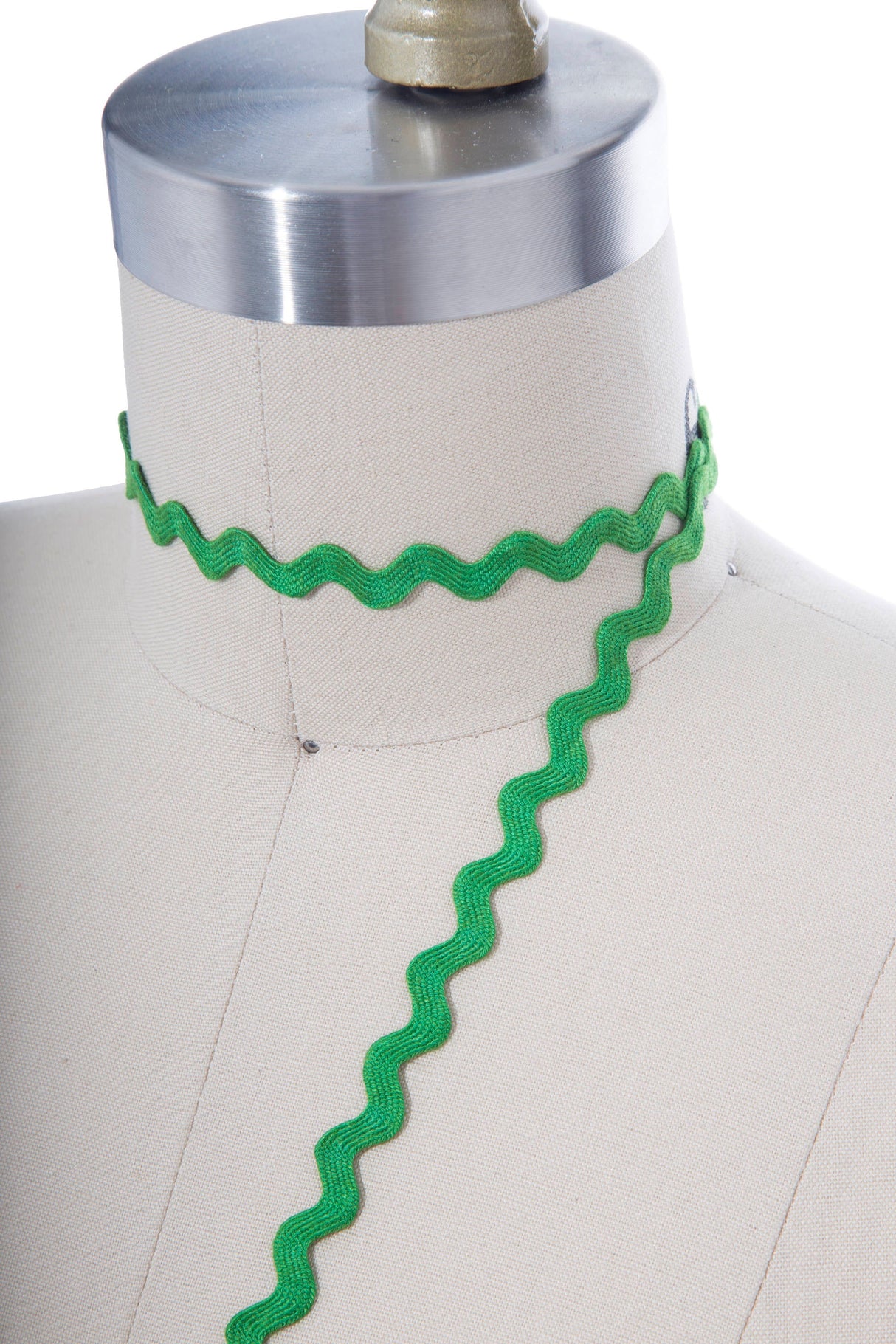 Ric Rac Trim Christmas Green
